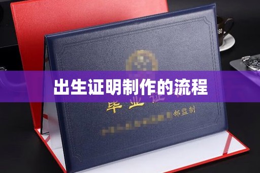 长丰出生证明制作的流程