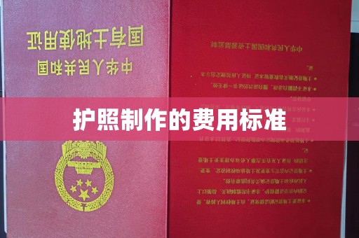 长丰护照制作的费用标准